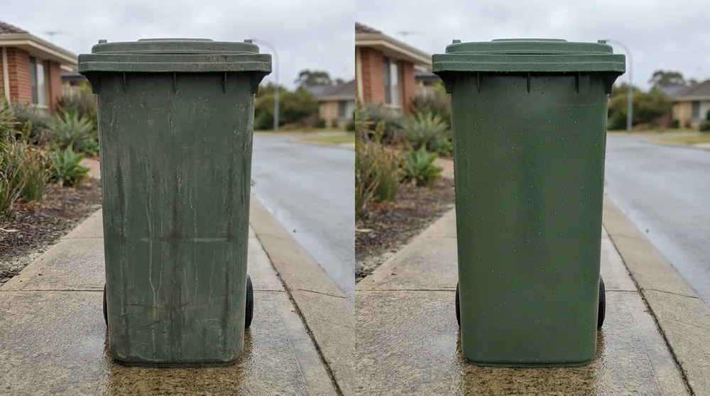 Spotless bins after a Red's clean