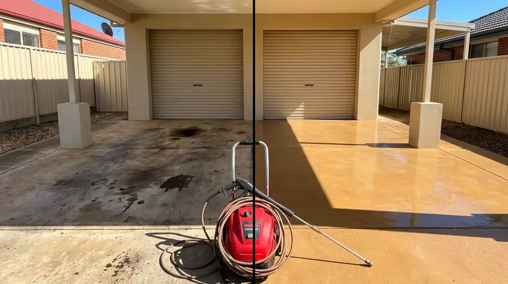 Driveway and paving cleaning