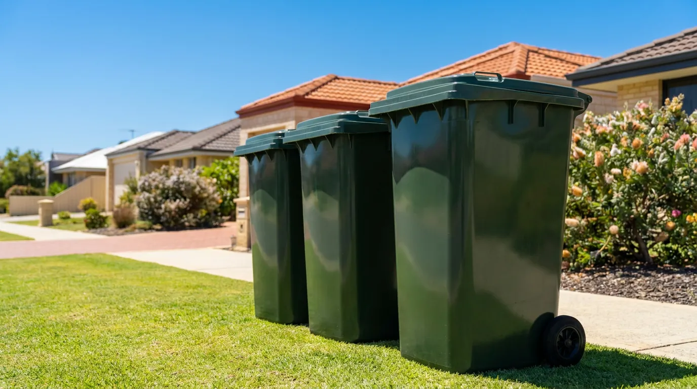 Crisp clean wheelie bins after a Red's clean